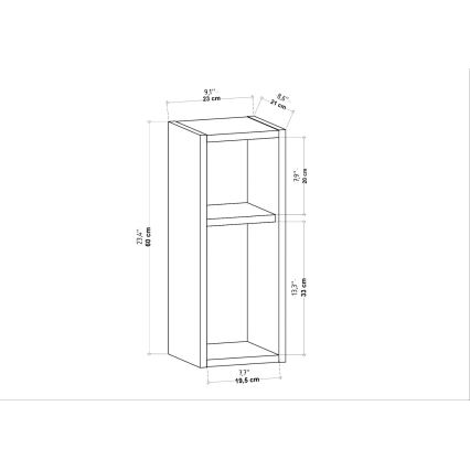 Noční stolek TILMO antracit