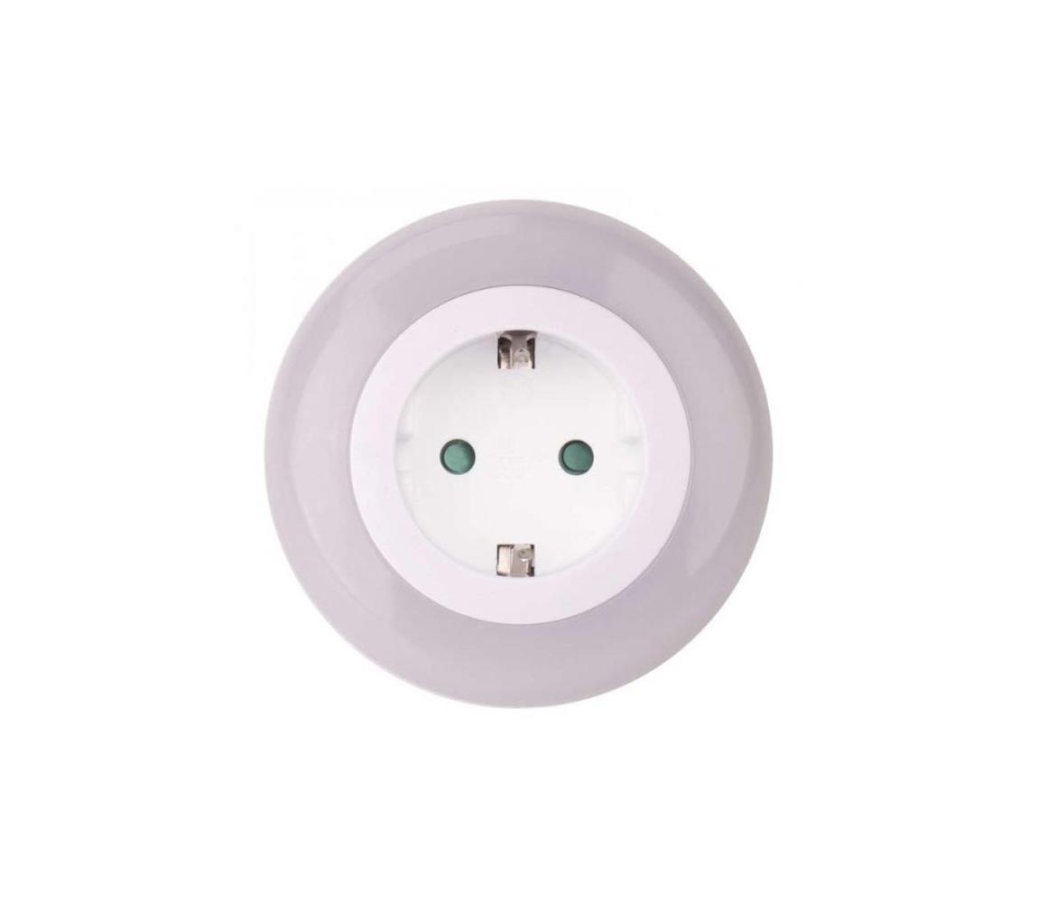 EMOS Noční svítidlo + zásuvka 3xLED/0,63W/230V SCHUKO EMS220