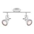 Nordlux - Bodové svítidlo ASLAK 2xGU10/35W/230V bílá