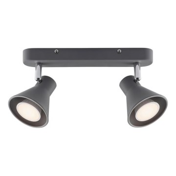 Nordlux - Bodové svítidlo EIK 2xGU10/35W/230V šedá