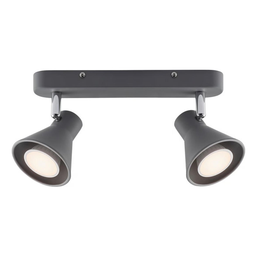 Nordlux - Bodové svítidlo EIK 2xGU10/35W/230V šedá