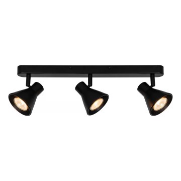 Nordlux - Bodové svítidlo EIK 3xGU10/35W/230V černá