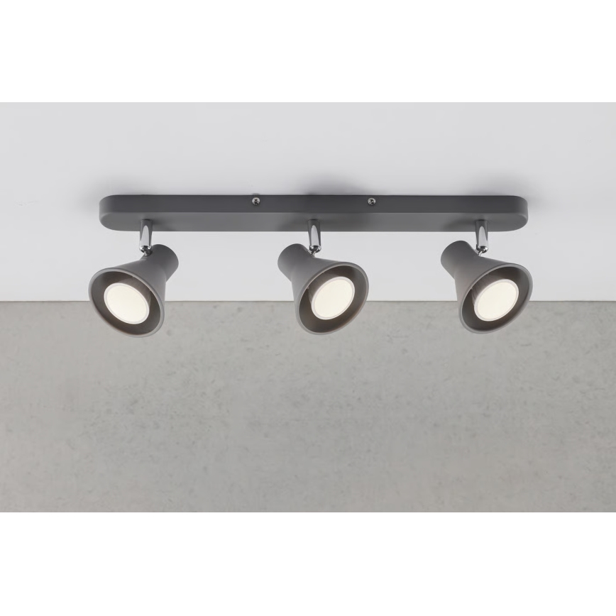 Nordlux - Bodové svítidlo EIK 3xGU10/35W/230V šedá