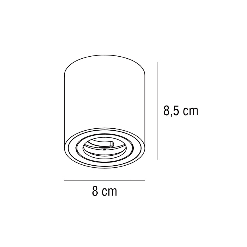 Nordlux - Bodové svítidlo SABONIS 1xGU10/40W/230V bílá