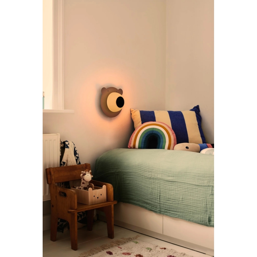 Nordlux - Dětské nástěnné svítidlo BRUNA BEAR 1xE14/25W/230V medvěd
