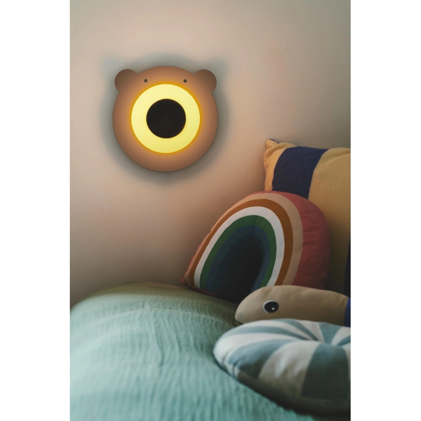 Nordlux - Dětské nástěnné svítidlo BRUNA BEAR 1xE14/25W/230V medvěd