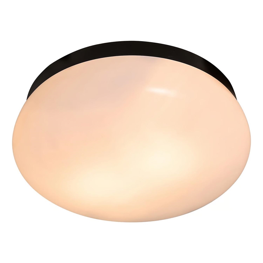 Nordlux - Koupelnové stropní svítidlo FOAM 2xE27/55W/230V IP44 černá