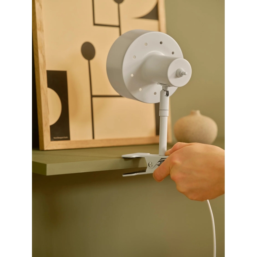 Nordlux - Lampa s klipem MATIS 1xE27/15W/230V bílá