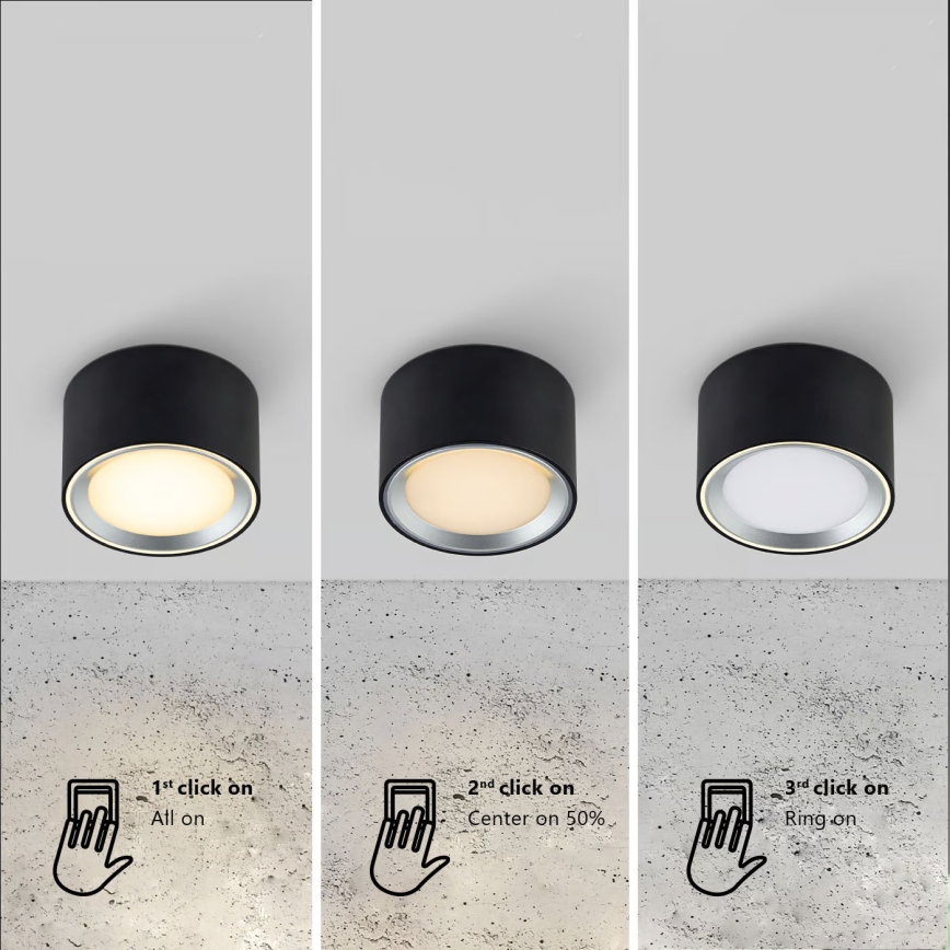Nordlux - LED Bodové svítidlo FALLON LED/5,5W/230V černá