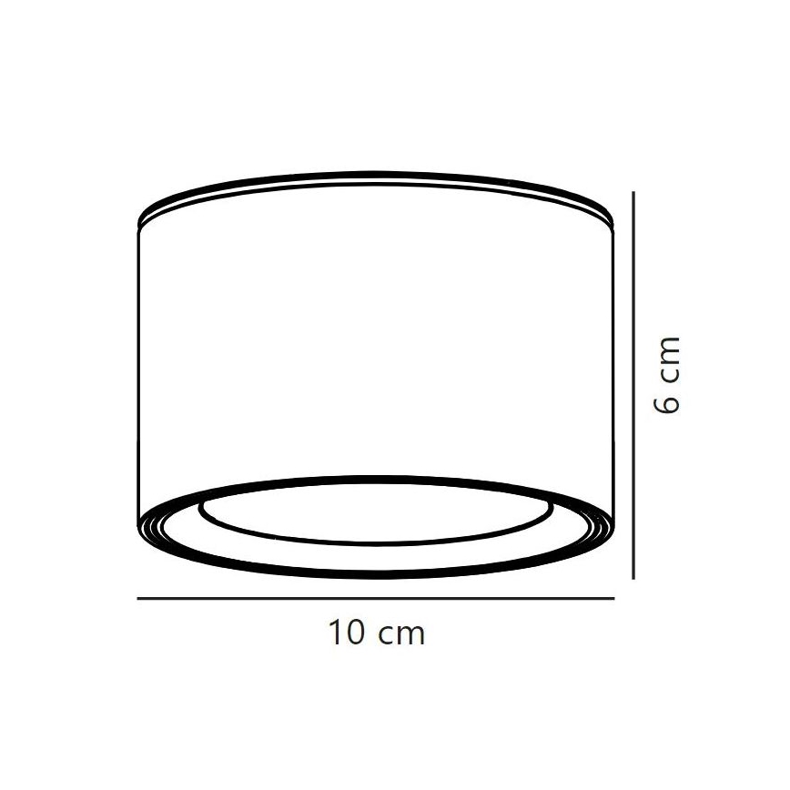 Nordlux - LED Bodové svítidlo FALLON LED/5,5W/230V černá