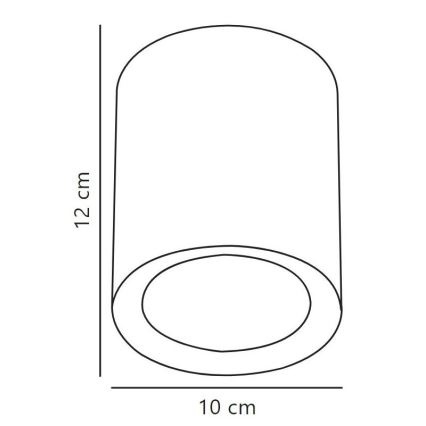 Nordlux - LED Bodové svítidlo FALLON LONG LED/5,5W/230V bílá
