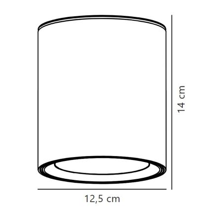 Nordlux - LED Stmívatelné koupelnové bodové svítidlo LANDON LED/6,5W/230V IP44 bílá