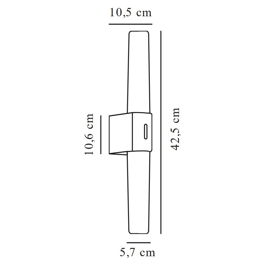 Nordlux - LED Koupelnové osvětlení zrcadla HELVA LED/9W/230V IP44