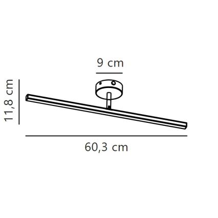 Nordlux - LED Koupelnové osvětlení zrcadla IP LED/7,2W/230V IP44 60 cm bílá