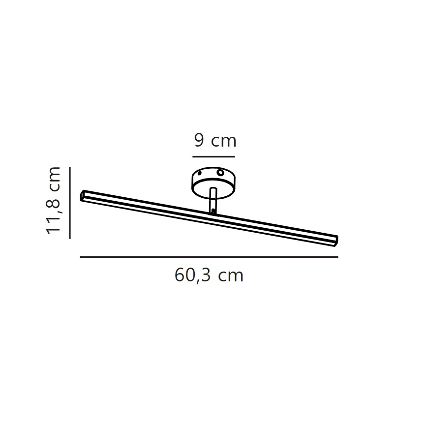 Nordlux - LED Koupelnové osvětlení zrcadla IP LED/7,2W/230V IP44 60 cm bílá