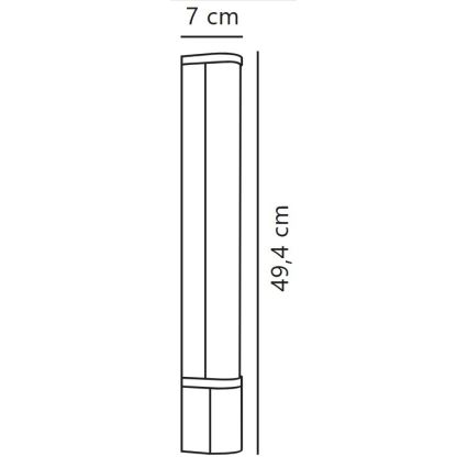 Nordlux - LED Koupelnové osvětlení zrcadla MALAIKA LED/6W/230V 3000K IP44 bílá