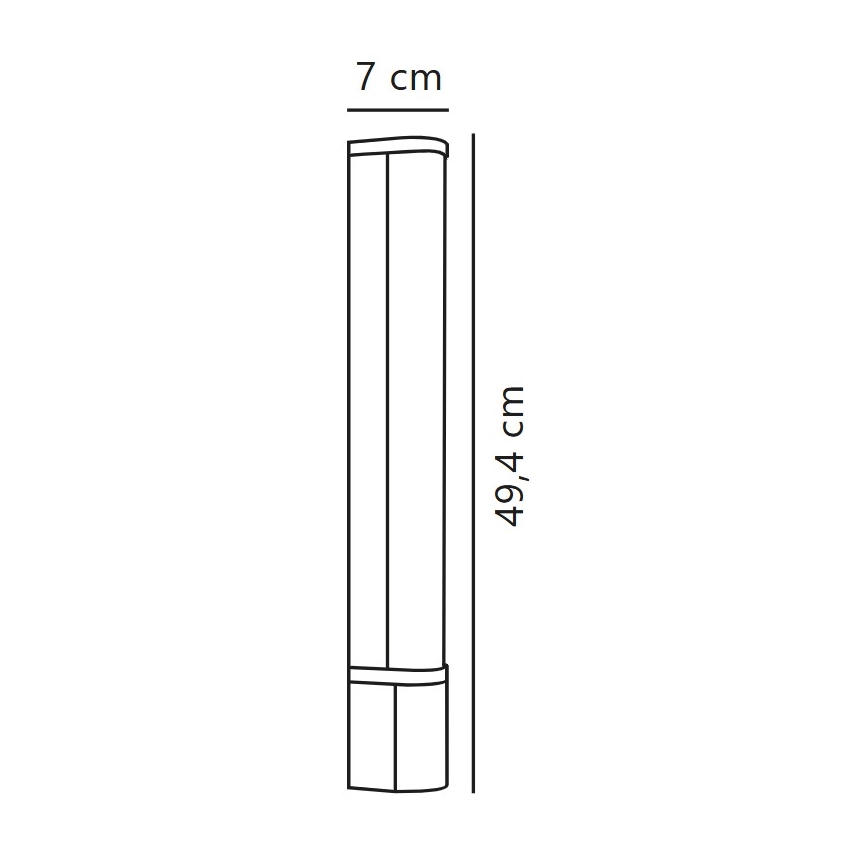 Nordlux - LED Koupelnové osvětlení zrcadla MALAIKA LED/6W/230V 3000K IP44 černá