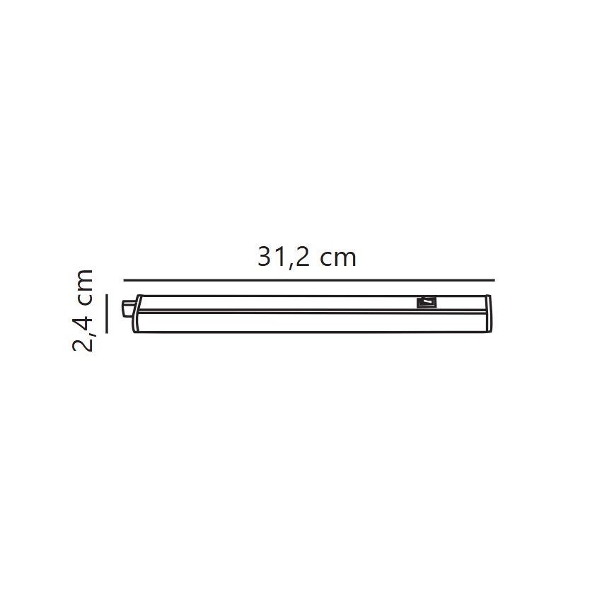 Nordlux - LED Podlinkové svítidlo LATONA LED/4W/230V 3000/4000K  31,2 cm