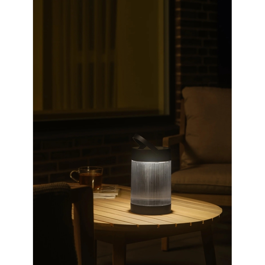 Nordlux - LED Solární lampa COUPAR LED/3,2W/3,7V černá