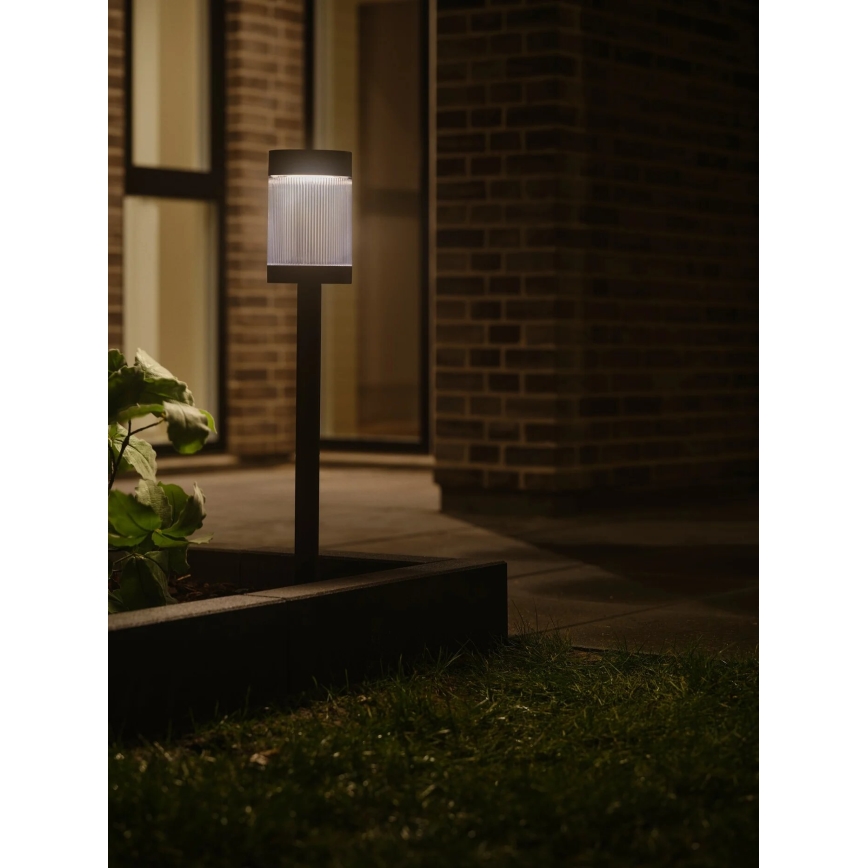 Nordlux - LED Solární lampa COUPAR LED/3,2W/5V 3000K IP44 černá