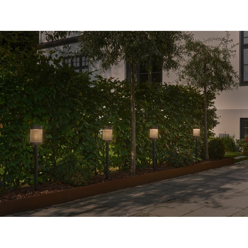 Nordlux - LED Solární lampa COUPAR LED/3,2W/5V 3000K IP44 černá