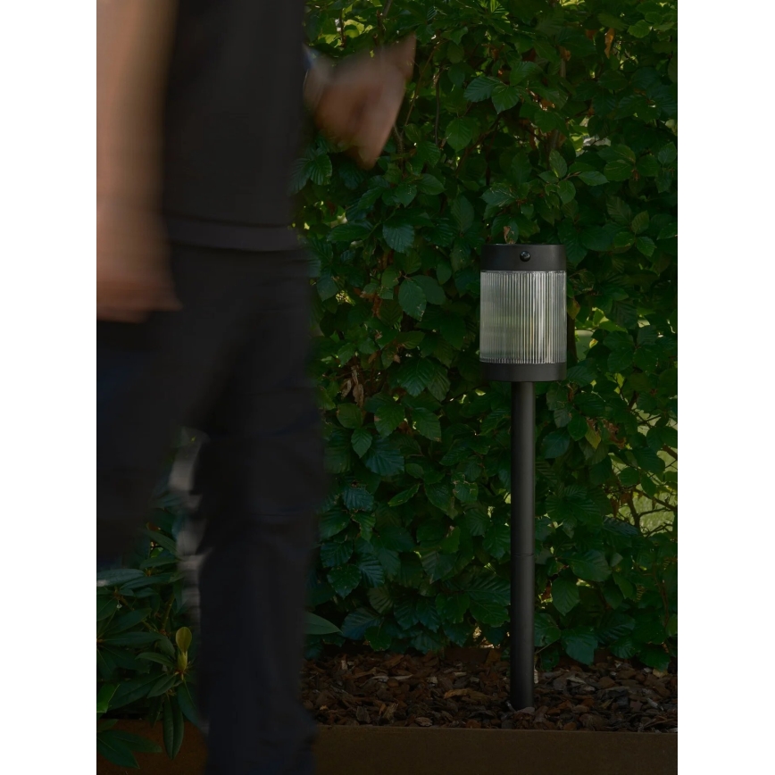 Nordlux - LED Solární lampa COUPAR LED/3,2W/5V 3000K IP44 černá