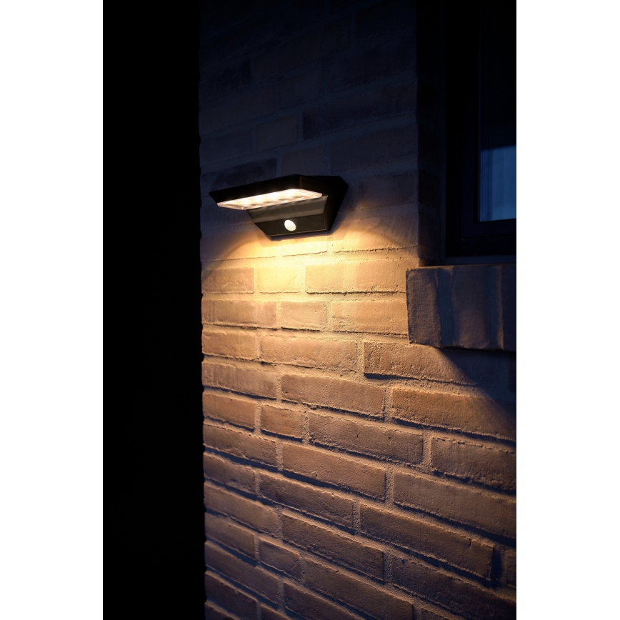 Nordlux - LED Solární nástěnné svítidlo se senzorem AGENA LED/5W/3,7V IP44