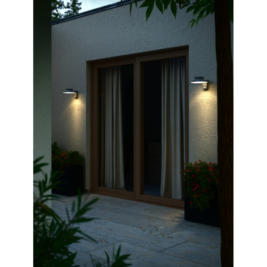 Nordlux - LED Solární nástěnné svítidlo se senzorem JUSTINA LED/5W/3,7V IP44