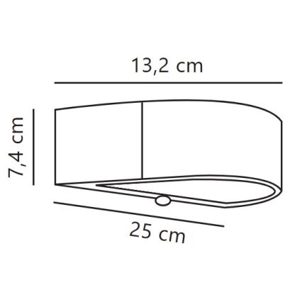 Nordlux - LED Solární nástěnné svítidlo se senzorem MONAY LED/5W/5V 3000K IP44