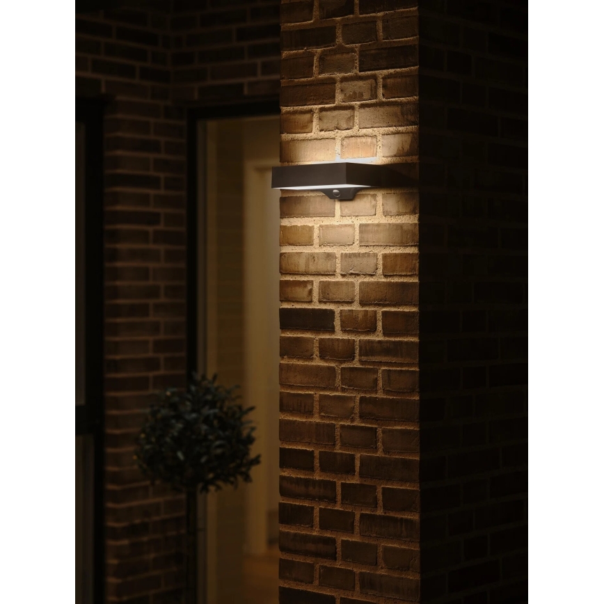 Nordlux - LED Solární nástěnné svítidlo se senzorem MONAY LED/5W/5V 3000K IP44