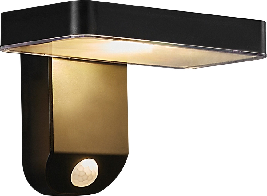 Nordlux - LED Solární nástěnné svítidlo se senzorem RICA LED/5W/3,7V IP44 hranatý