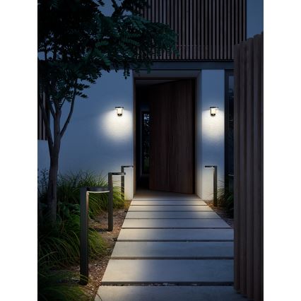 Nordlux - LED Solární nástěnné svítidlo se senzorem RICA LED/5W/3,7V IP44 kulatý