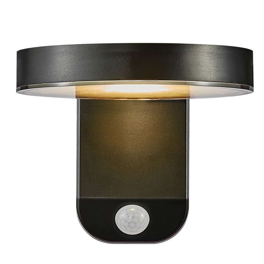 Nordlux - LED Solární nástěnné svítidlo se senzorem RICA LED/5W/3,7V IP44 kulatý