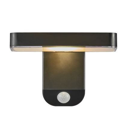 Nordlux - LED Solární nástěnné svítidlo se senzorem RICA LED/5W/3,7V IP44 hranatý