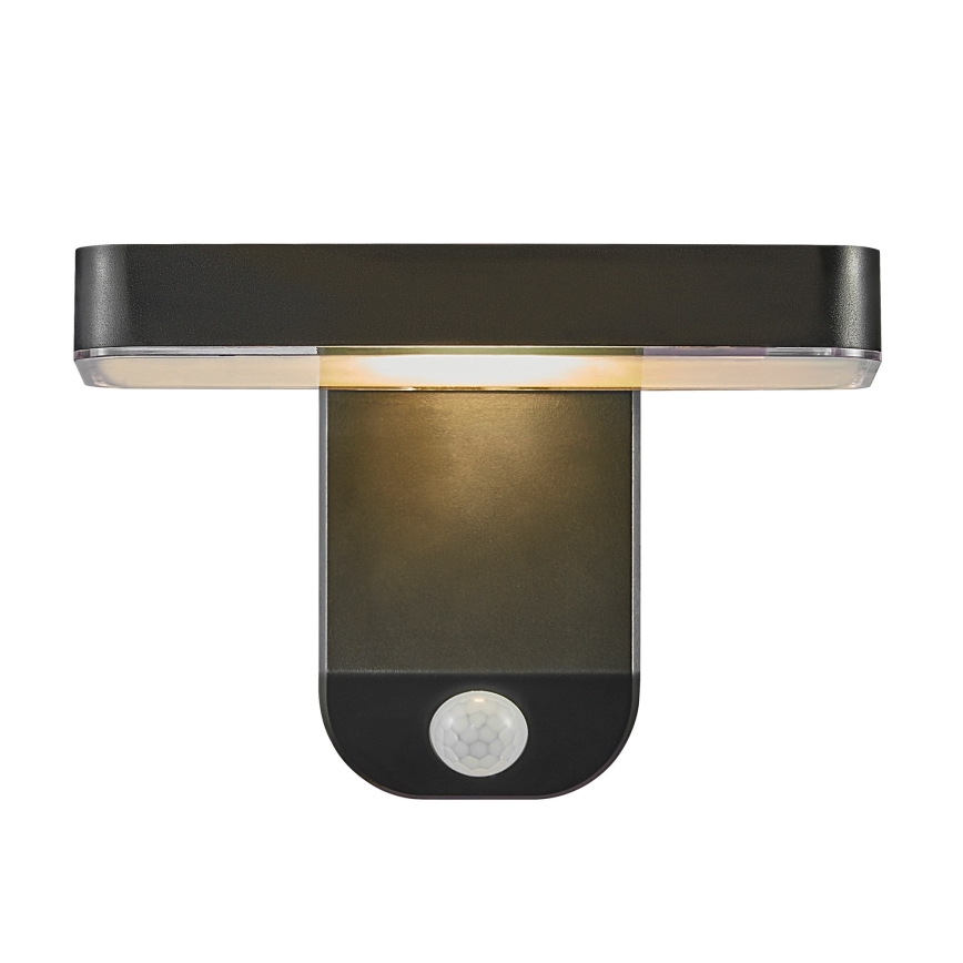 Nordlux - LED Solární nástěnné svítidlo se senzorem RICA LED/5W/3,7V IP44 hranatý
