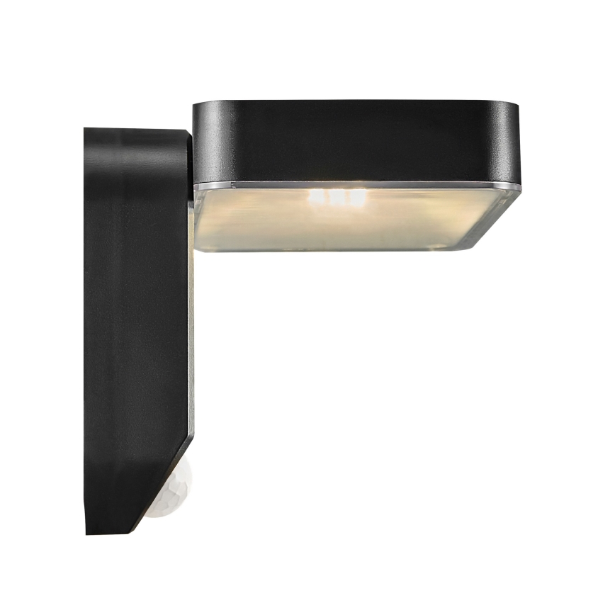 Nordlux - LED Solární nástěnné svítidlo se senzorem RICA LED/5W/3,7V IP44 hranatý