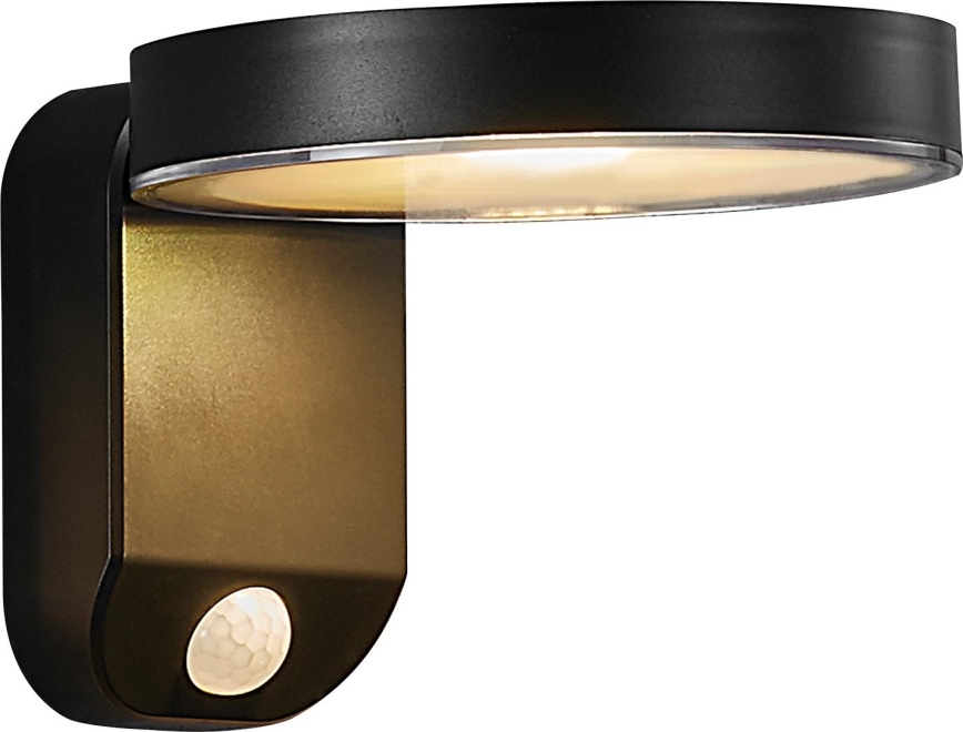 Nordlux - LED Solární nástěnné svítidlo se senzorem RICA LED/5W/3,7V IP44 kulatý