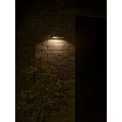 Nordlux - LED Solární svítidlo se senzorem MARCELLIO LED/5W/5V IP54 2200 mAh černá