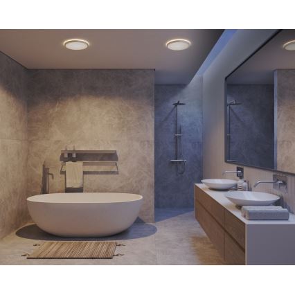 Nordlux - LED Stmívatelné koupelnové stropní svítidlo OJA LED/14,5W/230V 3000/4000K IP54 pr. 30 cm