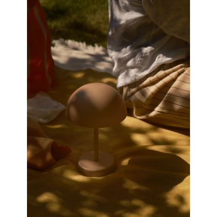 Nordlux - LED Stmívatelná nabíjecí venkovní stolní lampa ELLEN LED/2,8W/3,7V IP44 2200 mAh hnědá