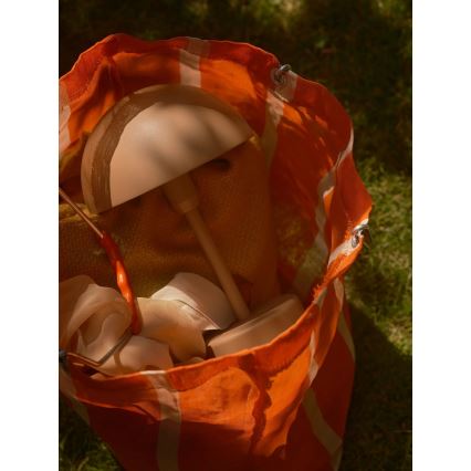 Nordlux - LED Stmívatelná nabíjecí venkovní stolní lampa ELLEN LED/2,8W/3,7V IP44 2200 mAh hnědá