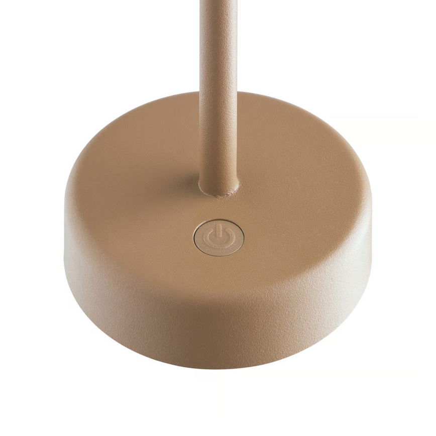 Nordlux - LED Stmívatelná nabíjecí venkovní stolní lampa ELLEN LED/2,8W/3,7V IP44 2200 mAh hnědá