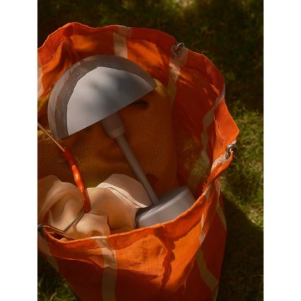 Nordlux - LED Stmívatelná nabíjecí venkovní stolní lampa ELLEN LED/2,8W/3,7V IP44 2200 mAh šedá