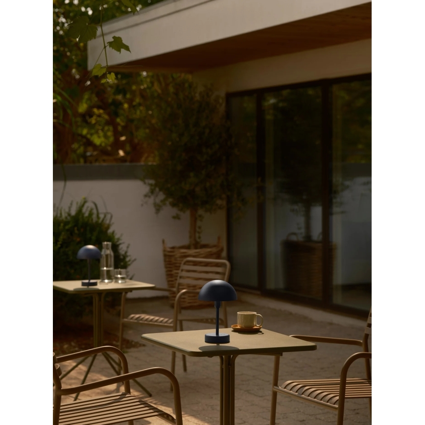 Nordlux - LED Stmívatelná nabíjecí dotyková venkovní stolní lampa ELLEN LED/2,8W/3,7V IP44 modrá