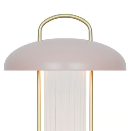 Nordlux - LED Stmívatelná nabíjecí dotyková stolní lampa MIRANO LED/3W/3,7V růžová