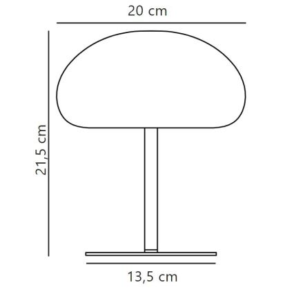 Nordlux - LED Stmívatelná venkovní stolní lampa SPONGE LED/4,8W/3,7V IP65