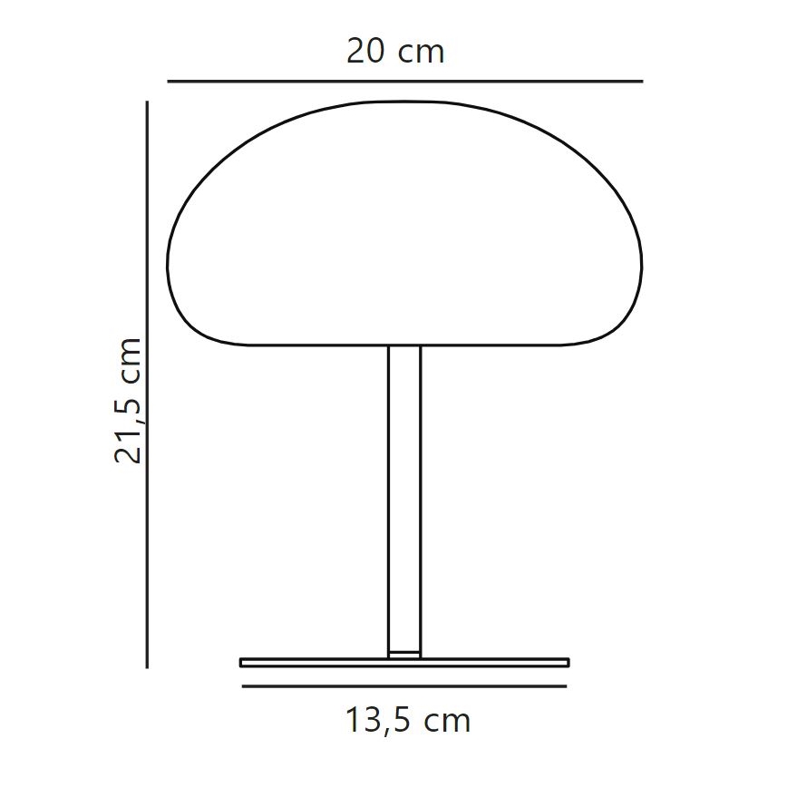 Nordlux - LED Stmívatelná venkovní stolní lampa SPONGE LED/4,8W/3,7V IP65