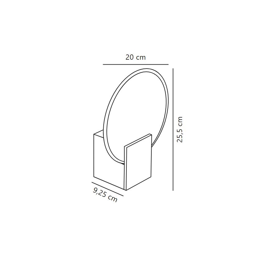 Nordlux - LED Stmívatelné koupelnové nástěnné svítidlo HESTER LED/9,5W/230V IP44 bílá