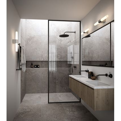 Nordlux - LED Stmívatelné koupelnové osvětlení zrcadla HELVA LED/9,5W/230V IP44 3000/4000K CRI 90 matný chrom