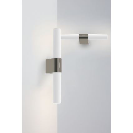 Nordlux - LED Stmívatelné koupelnové osvětlení zrcadla HELVA LED/9,5W/230V IP44 3000/4000K CRI 90 matný chrom